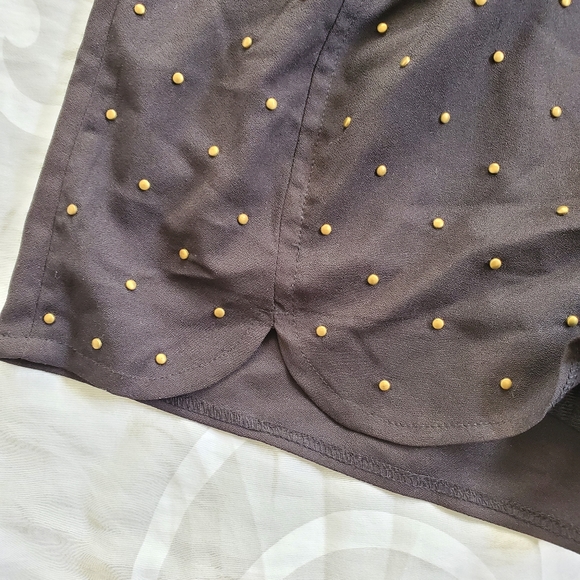 Gold Studded Short Shorts - Picture 4 of 5